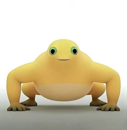 奶龙蹲姿原图